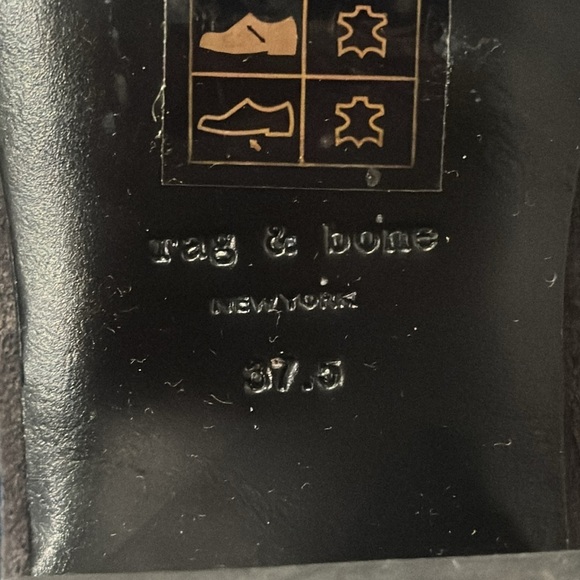 Rag & Bone Women’s Grey Suede Walker Boots Size 7.5 - Picture 7 of 8